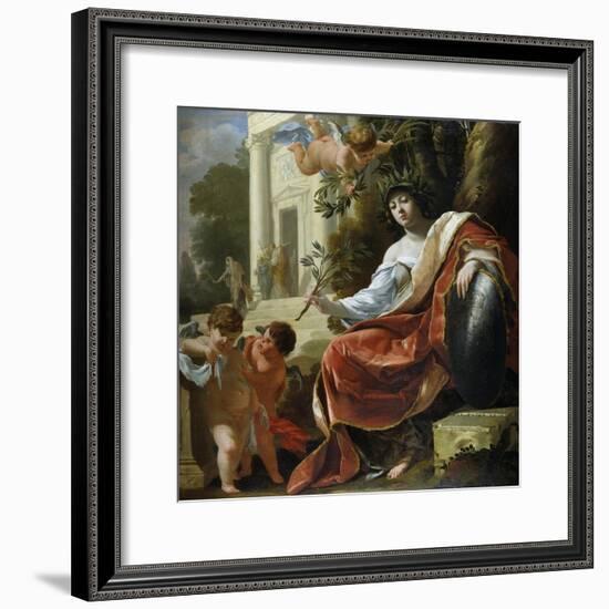 An Allegory of Peace-Simon Vouet-Framed Giclee Print