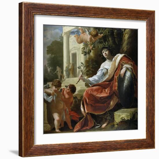 An Allegory of Peace-Simon Vouet-Framed Giclee Print