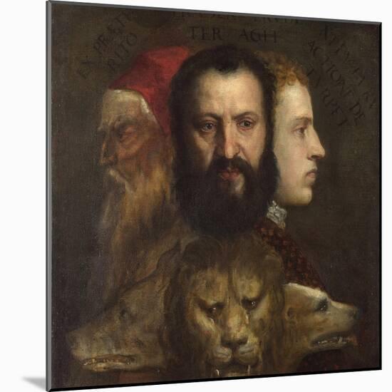 An Allegory of Prudence-Titian (Tiziano Vecelli)-Mounted Giclee Print