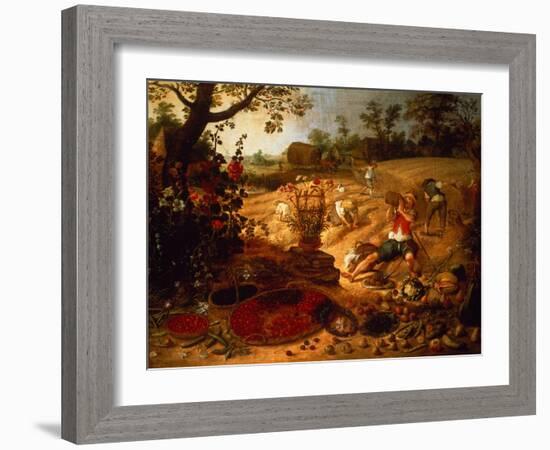 An Allegory of Summer-Sebastian Vrancx-Framed Giclee Print