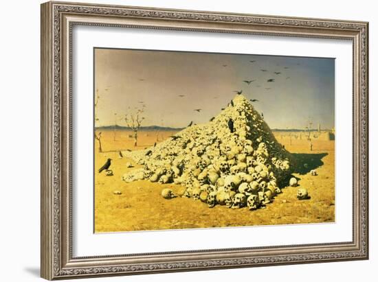 An Allegory of the 1871 War, 1871-Vasilij Vereshchagin-Framed Giclee Print