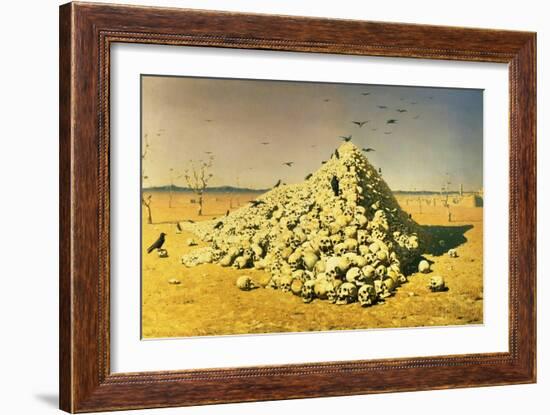 An Allegory of the 1871 War, 1871-Vasilij Vereshchagin-Framed Giclee Print