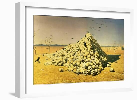 An Allegory of the 1871 War, 1871-Vasilij Vereshchagin-Framed Giclee Print