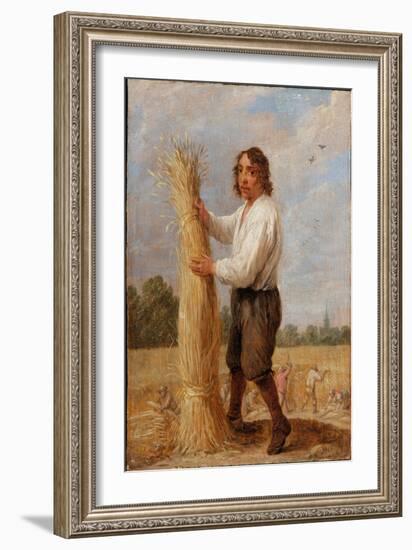 An Allegory of the Four Seasons: Summer (Oil on Panel)-David the Younger Teniers-Framed Giclee Print