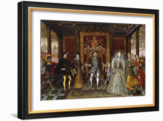 An Allegory of the Tudor Succession: the Family of Henry VII-null-Framed Giclee Print