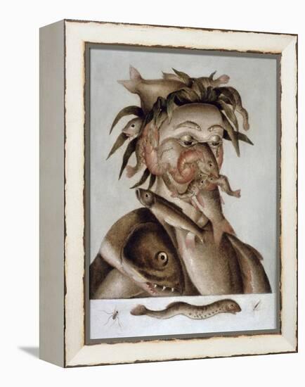 An Allegory of Water-Giuseppe Arcimboldo-Framed Premier Image Canvas