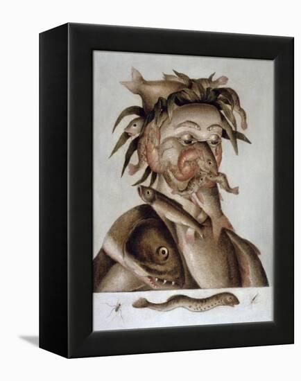 An Allegory of Water-Giuseppe Arcimboldo-Framed Premier Image Canvas