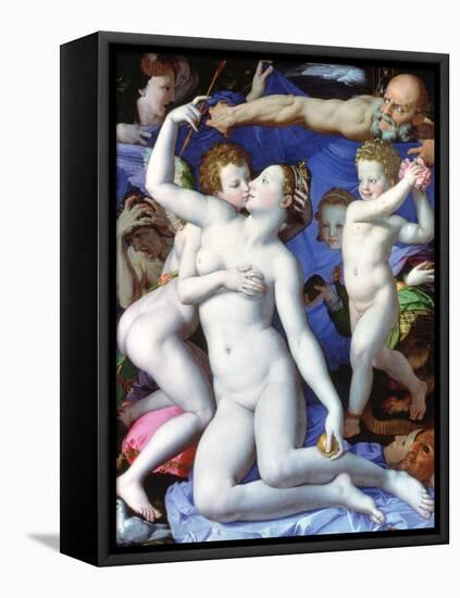 An Allegory with Venus and Cupid, C1523-1568-Agnolo Bronzino-Framed Premier Image Canvas