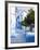 An Alleyway in the Medina, Chefchaouen, Morocco-A_nella-Framed Photographic Print