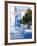 An Alleyway in the Medina, Chefchaouen, Morocco-A_nella-Framed Photographic Print