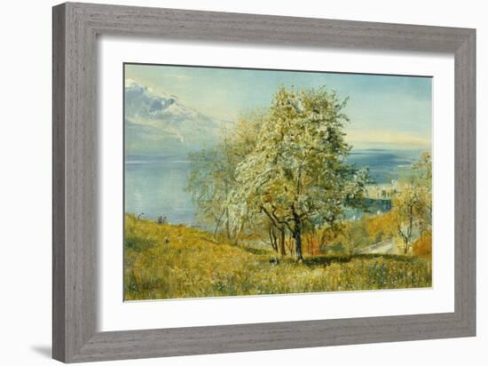 An Alpine Lake-John William Inchbold-Framed Giclee Print