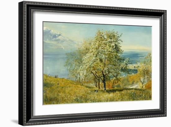 An Alpine Lake-John William Inchbold-Framed Giclee Print