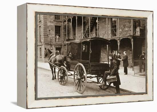 An Ambulance at Bellevue Hospital, New York City, 1896-null-Framed Premier Image Canvas