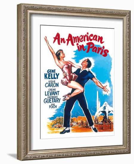 An American In Paris, 1951, Directed by Vincente Minnelli-null-Framed Giclee Print