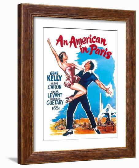 An American In Paris, 1951, Directed by Vincente Minnelli-null-Framed Giclee Print