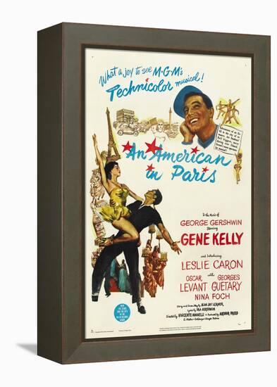 An American In Paris, 1951, Directed by Vincente Minnelli-null-Framed Premier Image Canvas