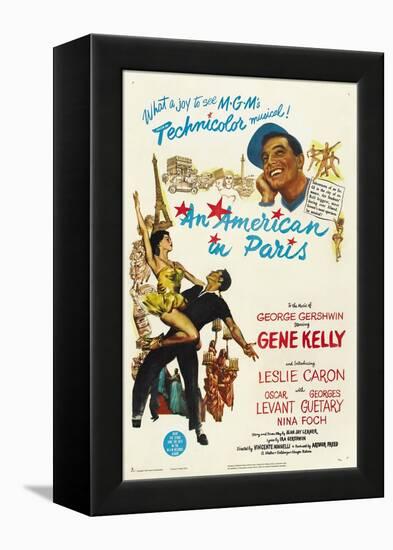 An American In Paris, 1951, Directed by Vincente Minnelli-null-Framed Premier Image Canvas