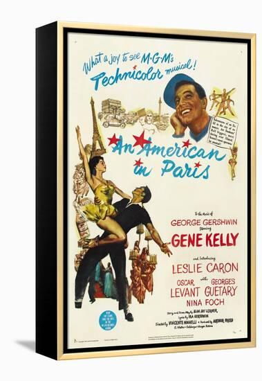 An American In Paris, 1951, Directed by Vincente Minnelli-null-Framed Premier Image Canvas