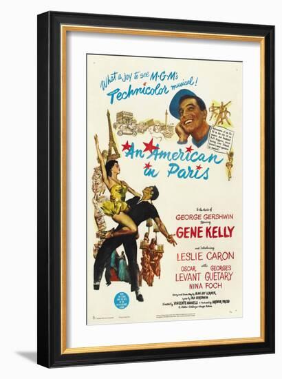 An American In Paris, 1951, Directed by Vincente Minnelli-null-Framed Giclee Print