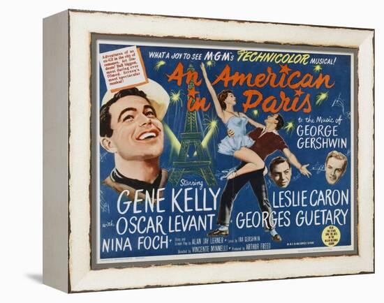 An American in Paris 1951-null-Framed Premier Image Canvas