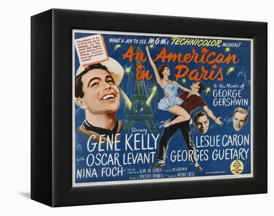 An American in Paris 1951-null-Framed Premier Image Canvas