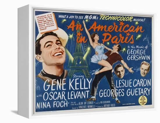 An American in Paris 1951-null-Framed Premier Image Canvas