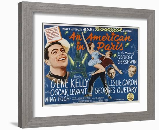 An American in Paris 1951-null-Framed Giclee Print