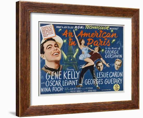 An American in Paris 1951-null-Framed Giclee Print