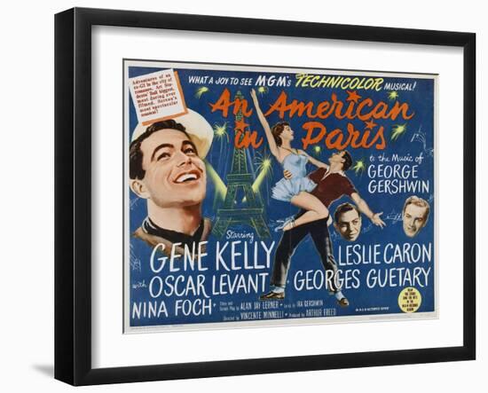 An American in Paris 1951-null-Framed Giclee Print