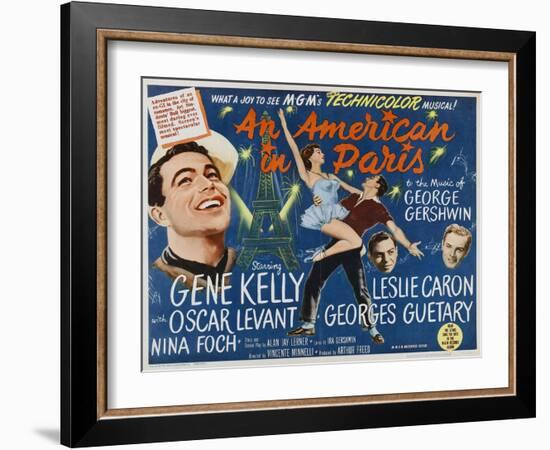 An American in Paris 1951-null-Framed Giclee Print