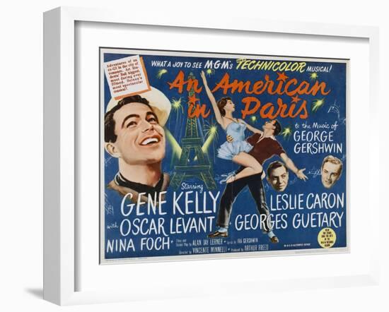 An American in Paris 1951-null-Framed Giclee Print