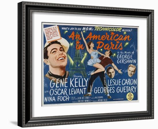 An American in Paris 1951-null-Framed Giclee Print
