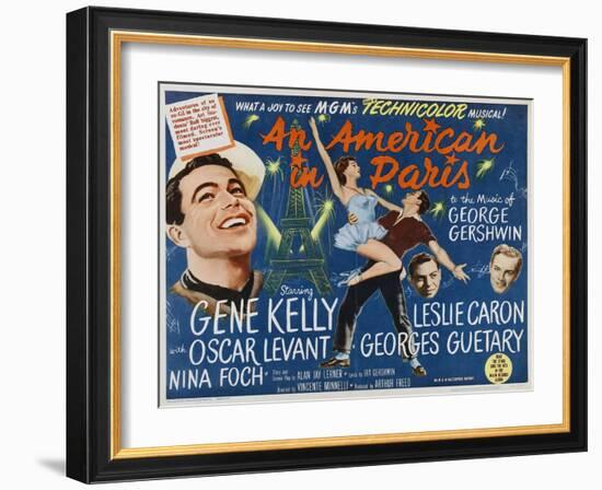 An American in Paris 1951-null-Framed Giclee Print