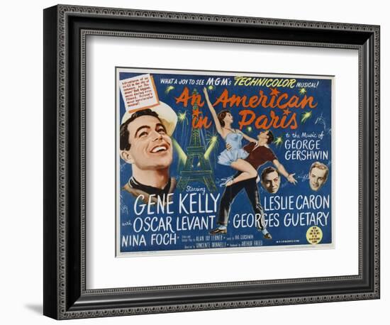 An American in Paris 1951-null-Framed Giclee Print