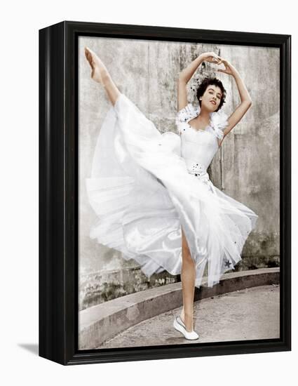 An American in Paris, Leslie Caron, 1951-null-Framed Stretched Canvas