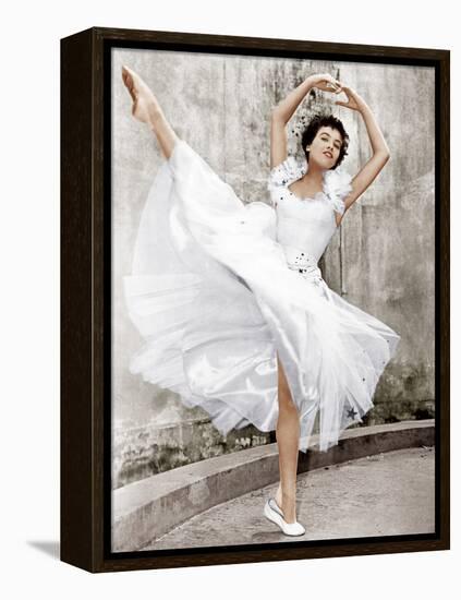 An American in Paris, Leslie Caron, 1951-null-Framed Stretched Canvas