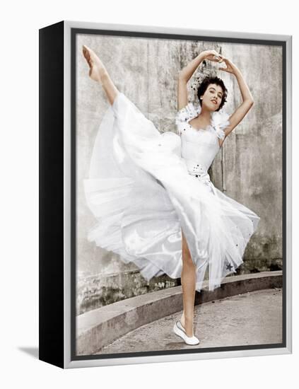 An American in Paris, Leslie Caron, 1951-null-Framed Stretched Canvas