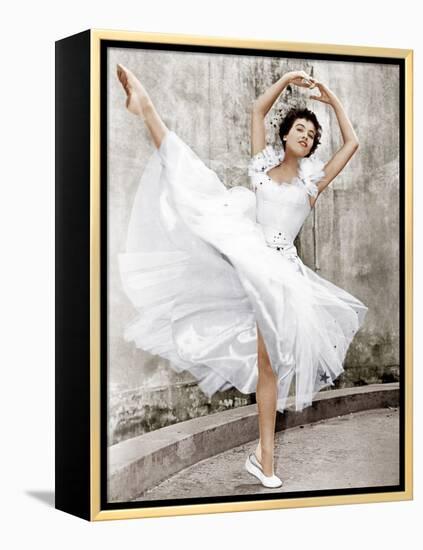 An American in Paris, Leslie Caron, 1951-null-Framed Stretched Canvas