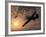 An American P-51 Mustang Gives Chase to a UFO-Stocktrek Images-Framed Photographic Print