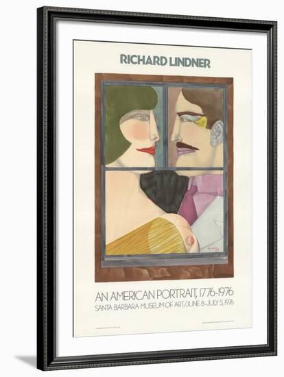 An American Portrait-Richard Lindner-Framed Art Print