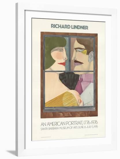 An American Portrait-Richard Lindner-Framed Art Print