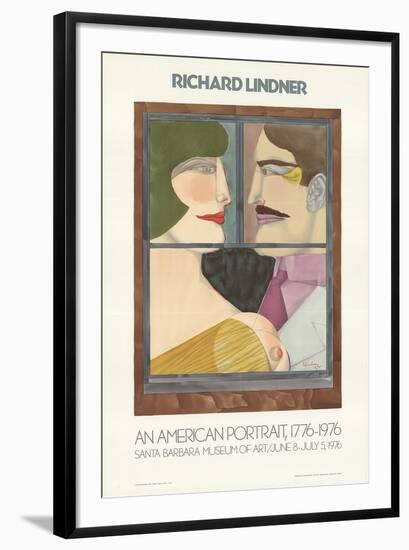 An American Portrait-Richard Lindner-Framed Art Print