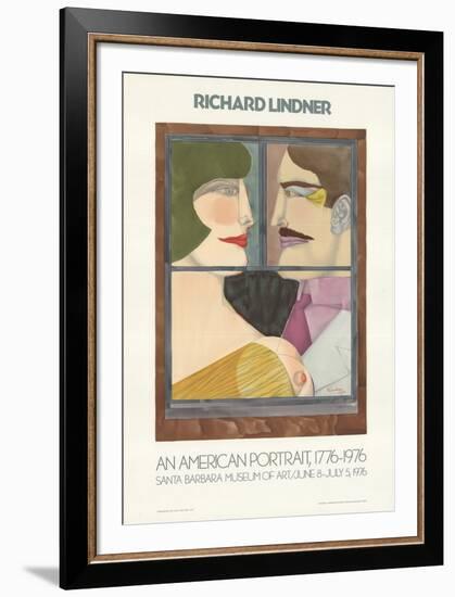 An American Portrait-Richard Lindner-Framed Art Print