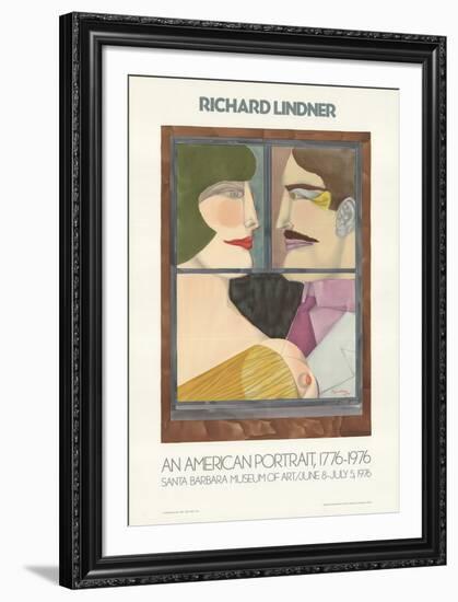 An American Portrait-Richard Lindner-Framed Art Print