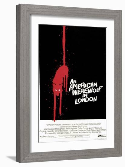 An American Werewolf In London, 1981-null-Framed Art Print