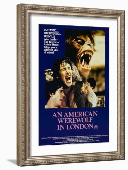 An American Werewolf In London, David Naughton, Jenny Agutter, David Naughton, 1981-null-Framed Art Print