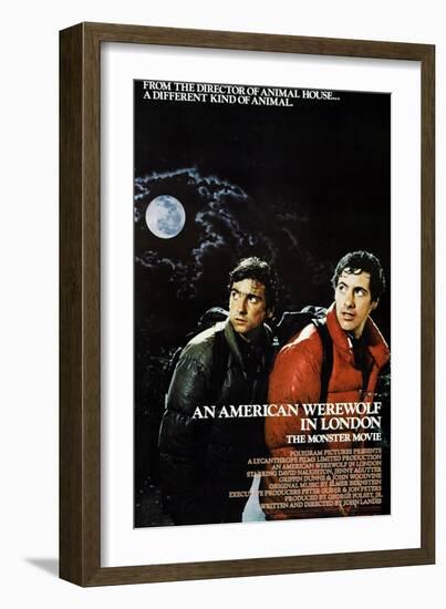 An American Werewolf In London, Griffin Dunne, David Naughton, 1981-null-Framed Premium Giclee Print