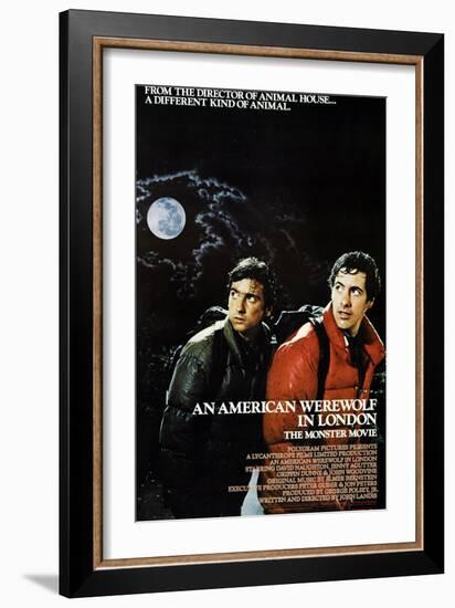 An American Werewolf In London, Griffin Dunne, David Naughton, 1981-null-Framed Premium Giclee Print