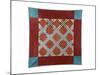 An Amish Peiced Cotton and Wool Quilted Coverlet-null-Mounted Giclee Print