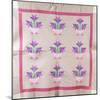 An Amish Pieced and Appliqued Cotton Quilted Coverlet, circa 1930-null-Mounted Giclee Print